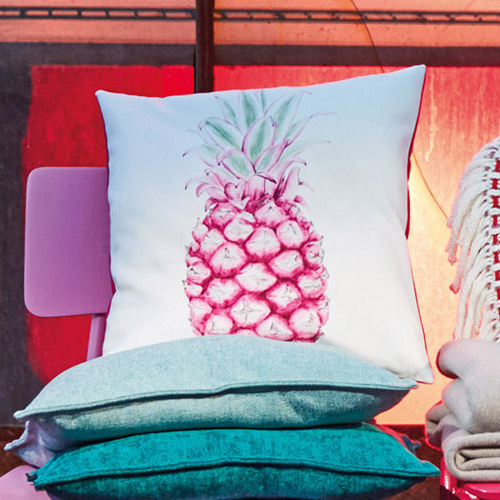 Pineapple cushion cover - pink (40x40cm)